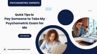 Quick Tips to Pay Someone to Take My Psychometric Exam for Me