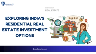 Residential Real Estate Investment