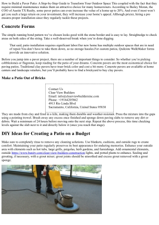 how to build a paver patio a step by step guide