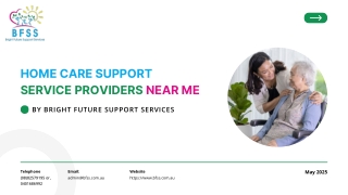 Home Care Support Service Providers Near Me