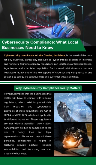 Cybersecurity Compliance: What Local Businesses Need to Know