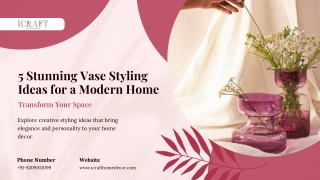 Transform Your Modern Living Room with These 5 Decorative Vases