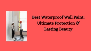 Best Waterproof Wall Paint Ultimate Protection & Lasting Beauty