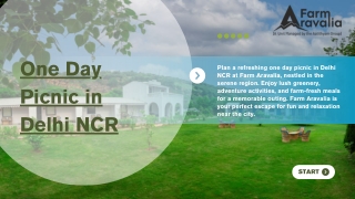 One Day Picnic in Delhi NCR – Fun-Filled Getaway at Farm Aravalia