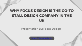 Why Focus Design is the Go-To Stall Design Company in the UK
