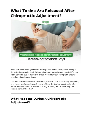 Atlas - What Toxins Are Released After Chiropractic Adjustment_ Here's What Science Says