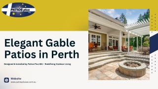 elegant gable patios in perth