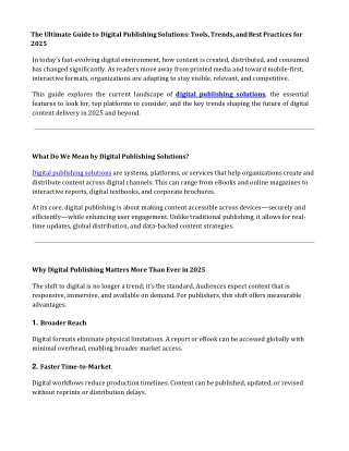 the ultimate guide to digital publishing