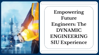 empowering future engineers the dynamic