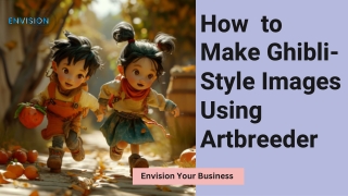 how to make ghibli style images using artbreeder