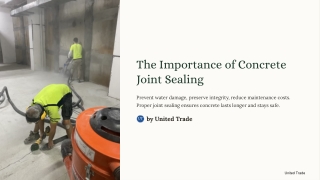 Concrete Joint Waterproofing