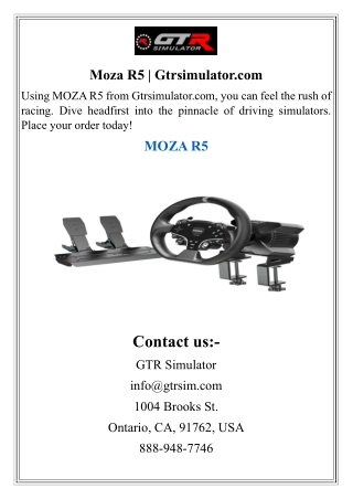 moza r5 gtrsimulator com