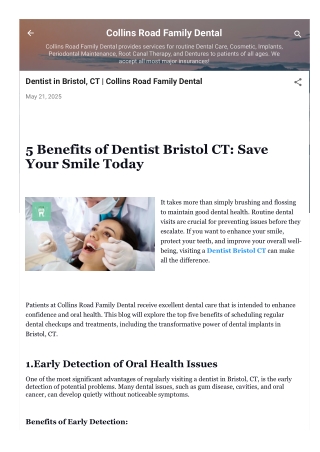 Dentist in Bristol, CT