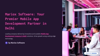 mariox software your premier mobile