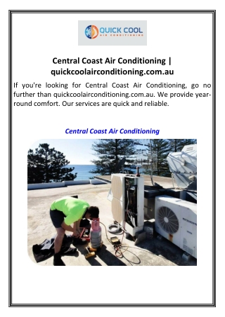 central coast air conditioning