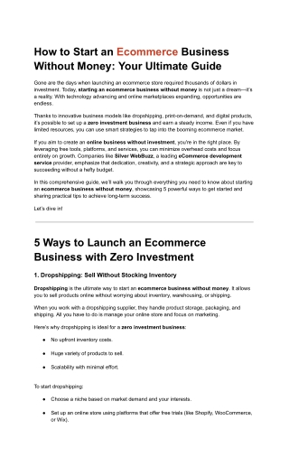How to Start an Ecommerce Business Without Money_ Your Ultimate Guide (1)