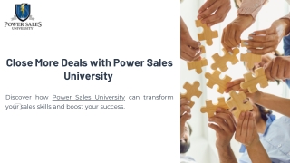Why Sales Experts Trust Power Sales University to Stay Sharp