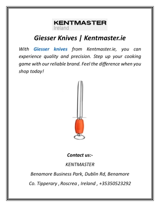 giesser knives kentmaster ie