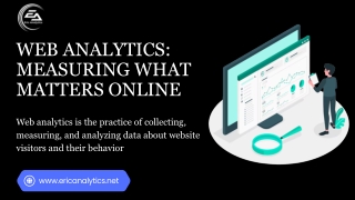 web analytics measuring what matters online
