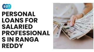 Personal Loans for Salaried Professionals in Ranga Reddy