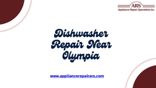 Get Affordable Dishwasher Repair Near Olympia
