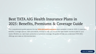 TATA AIG Health Insurance Premium Calculator & Plan Comparison Guide
