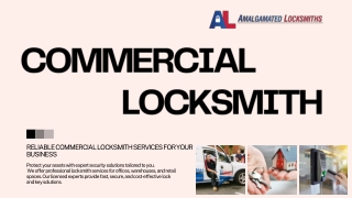 Reliable Commercial Locksmith Services for Your Business