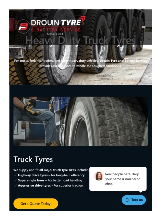 heavy duty truck tyres