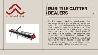 tile cutter