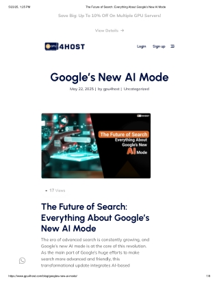 The Future of Search_ Everything About Google’s New AI Mode