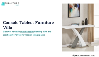 console tables furniture villa discover versatile