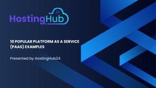 10 popular platform as a service paas examples
