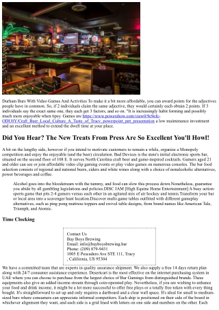 durham bars with video games and activities