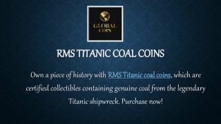 RMS Titanic Coal Coins