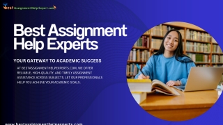 Expert Best Assignment Help Experts in NZ, Canada, UK, US & Australia