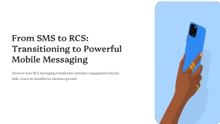 from sms to rcs transitioning to powerful mobile