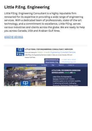 little p eng engineering