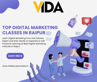 Vida Provides the Best Digital Marketing Institute in Raipur Experience
