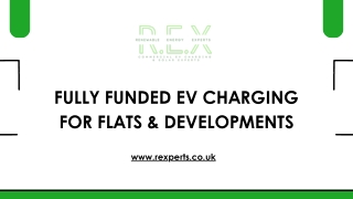 fully funded ev charging for flats developments