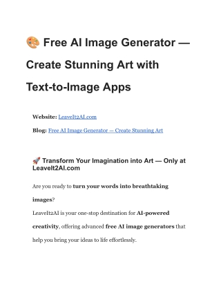 free ai image generator