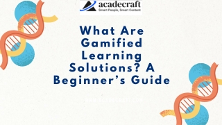 What Are Gamified Learning Solutions A Beginner’s Guide