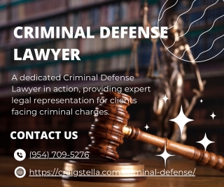 Expert Criminal Defense Lawyer – Law Offices of Craig Stella, P.A.