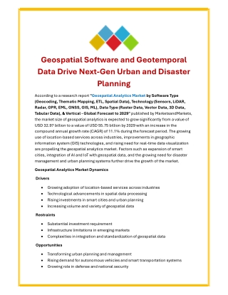 Geospatial Analytics Market-Size-Share-Indusgtry-Report