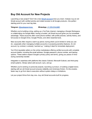 10 Best Sites to Buy Old Gmail Accounts in This Year  (1)