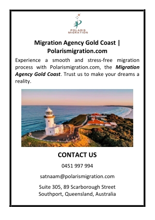 Migration Agency Gold Coast Polarismigration