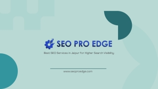 Best SEO Services in Jaipur for Higher Search Visibility