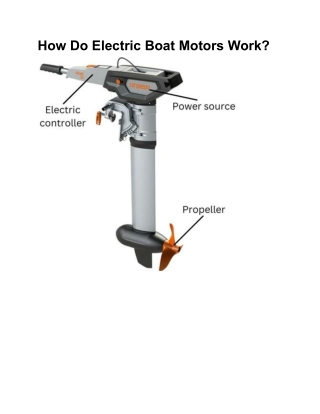 How Do Electric Boat Motors Work_