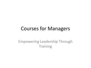 Courses_for_Managers_Presentation