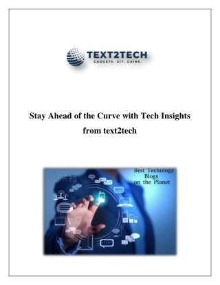 latest technology blogs