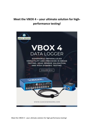 meet the vbox 4 your ultimate solution for high